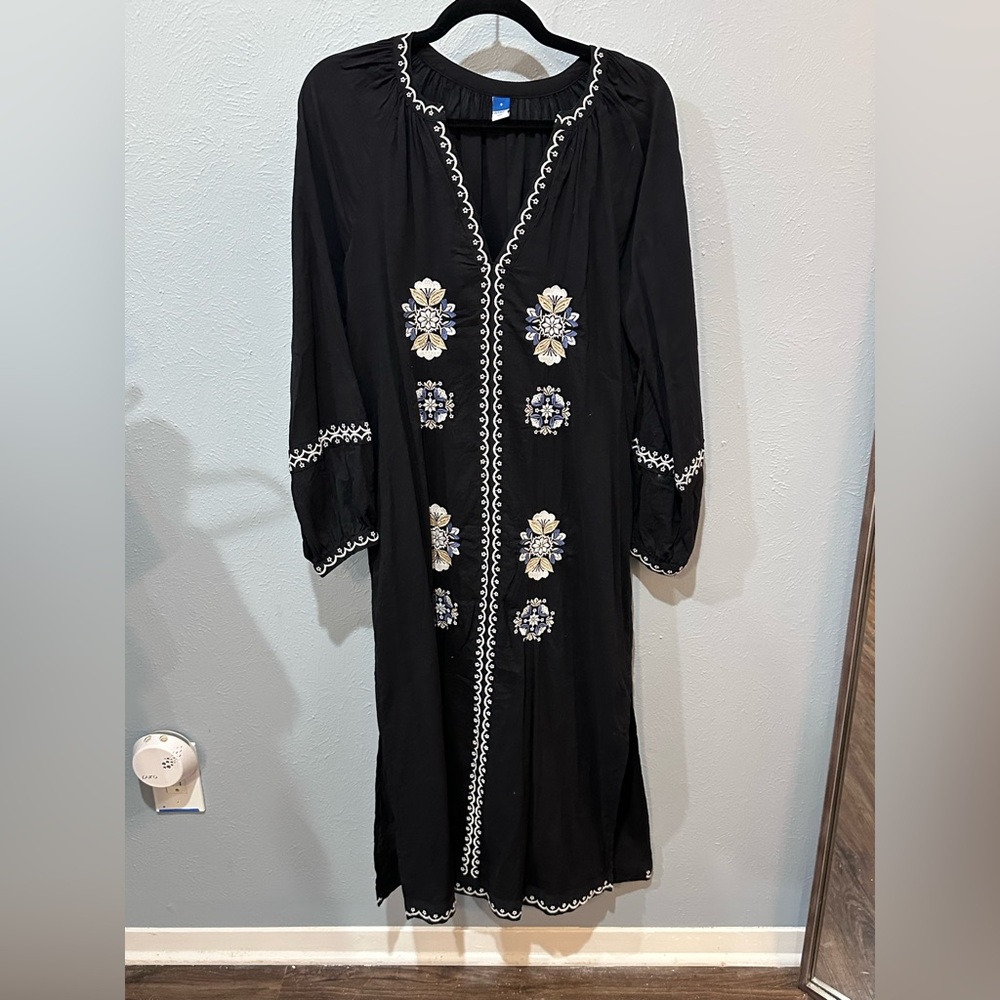 Women’s Embroidered Maxi Dress